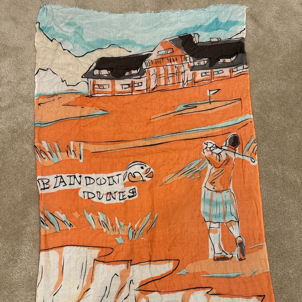 Peter Millar Women’s Scarf - Bandon Dunes custom design